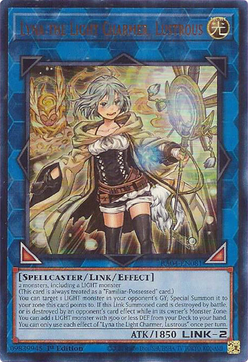 Lyna the Light Charmer, Lustrous [RA04-EN081] Ultra Rare Yu-Gi-Oh!