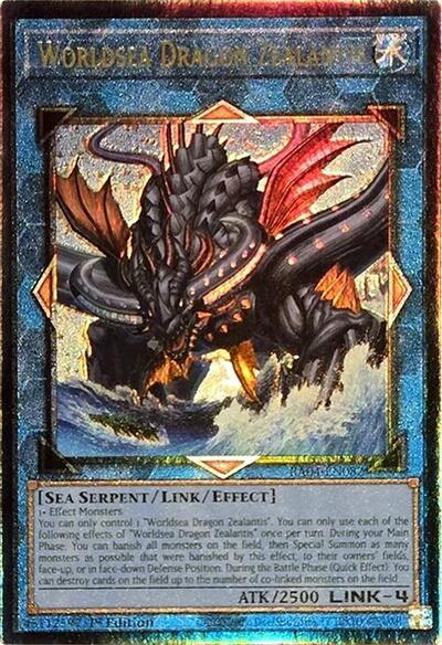 Worldsea Dragon Zealantis [RA04-EN082] Prismatic Ultimate Rare Yu-Gi-Oh!