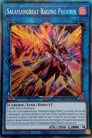 Salamangreat Raging Phoenix [RA04-EN083] Prismatic Collector's Rare Yu-Gi-Oh!