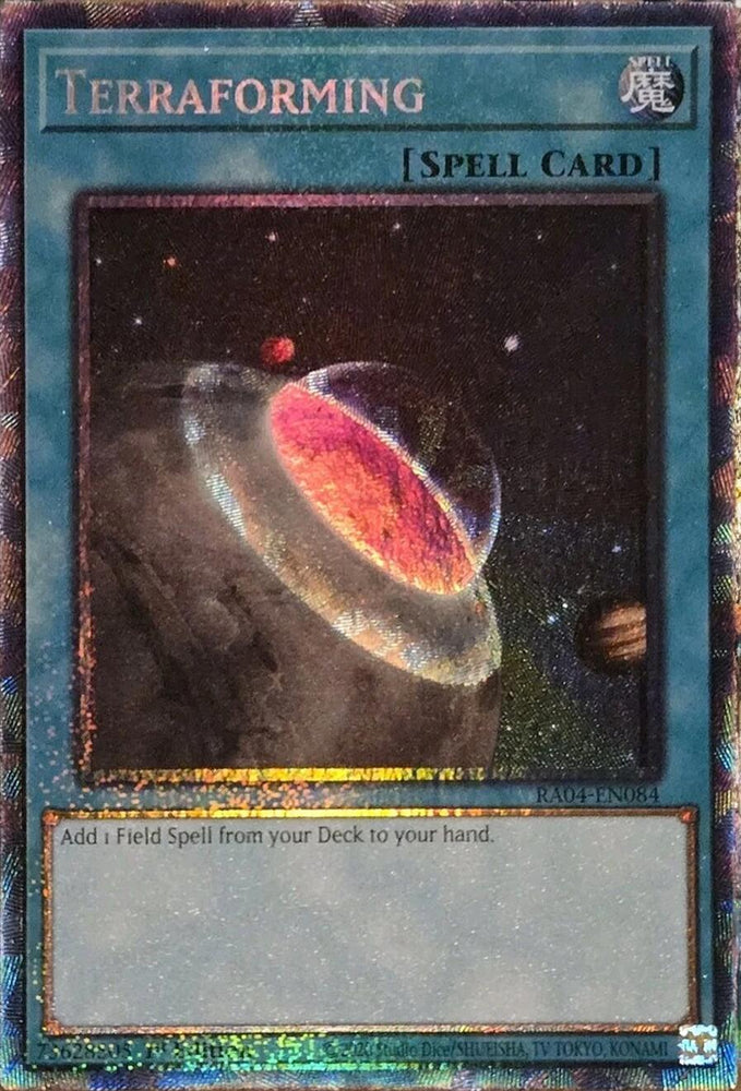 Terraforming [RA04-EN084] Prismatic Collector's Rare Yu-Gi-Oh!