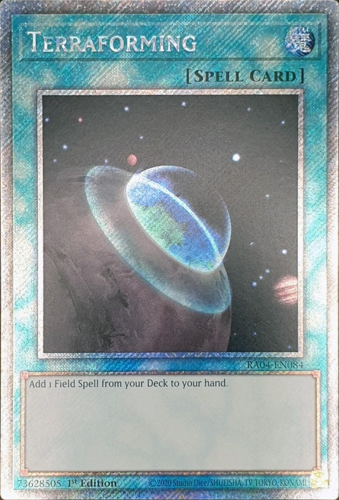 Terraforming [RA04-EN084] Platinum Secret Rare Yu-Gi-Oh!