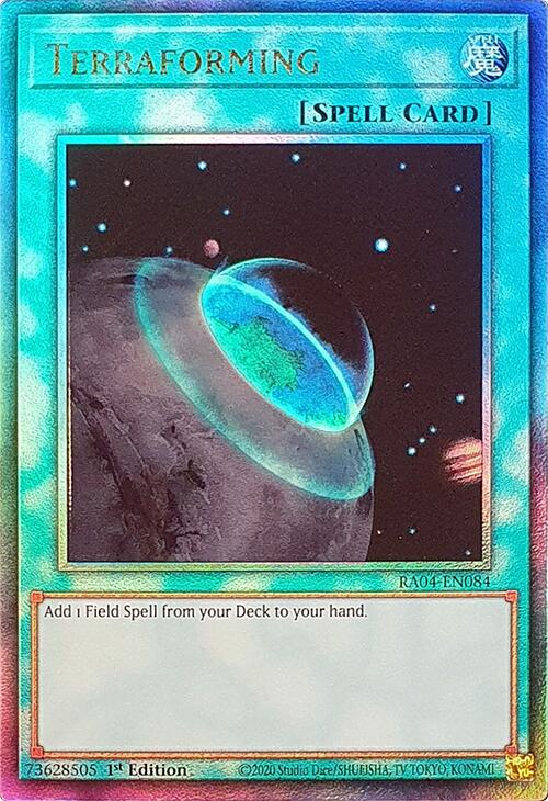 Terraforming [RA04-EN084] Prismatic Ultimate Rare Yu-Gi-Oh!