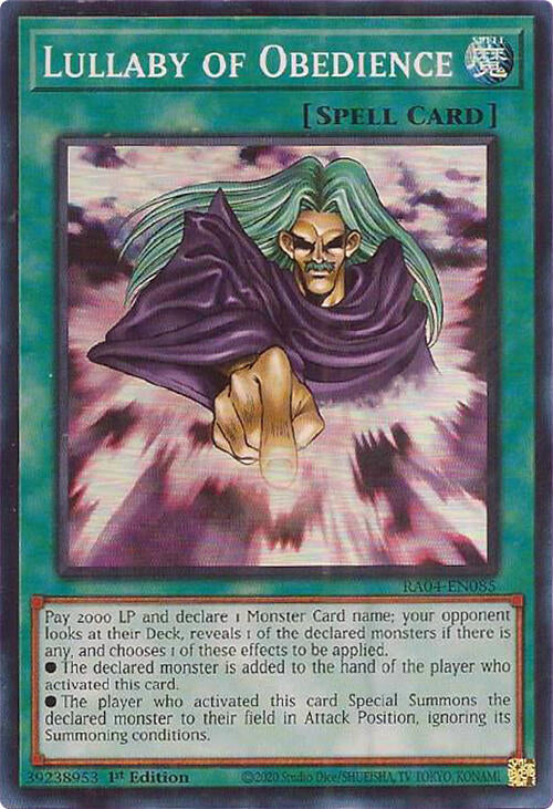 Lullaby of Obedience [RA04-EN085] Super Rare Yu-Gi-Oh!