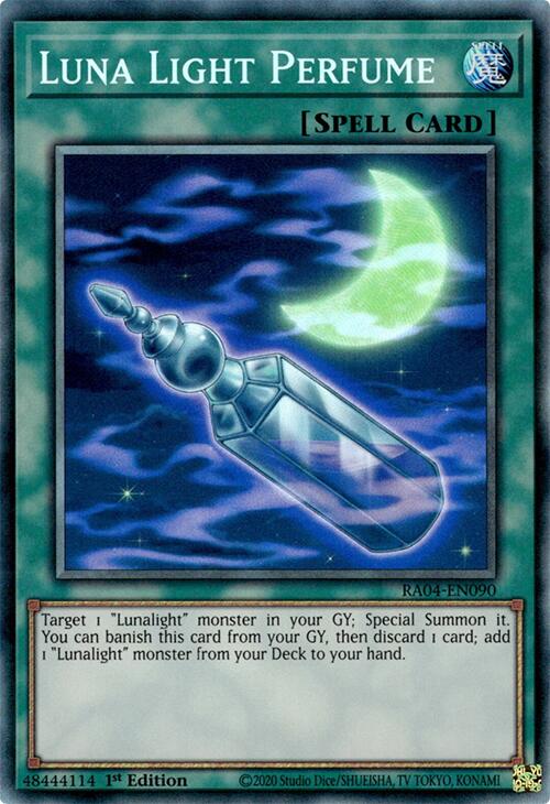 Luna Light Perfume [RA04-EN090] Prismatic Collector's Rare Yu-Gi-Oh!