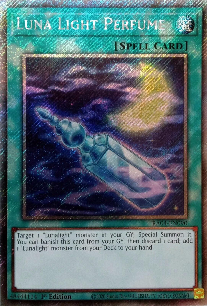 Luna Light Perfume [RA04-EN090] Platinum Secret Rare Yu-Gi-Oh!
