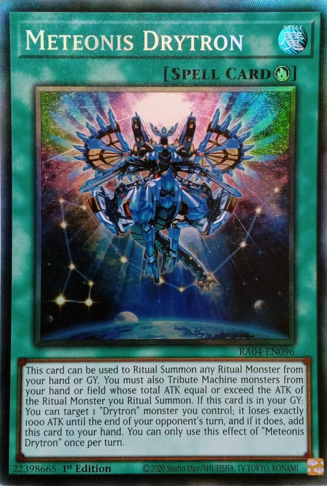 Meteonis Drytron [RA04-EN096] Prismatic Collector's Rare Yu-Gi-Oh!