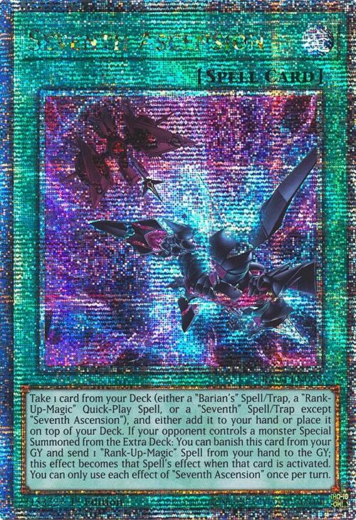 Seventh Ascension [RA04-EN098] Quarter Century Secret Rare Yu-Gi-Oh!