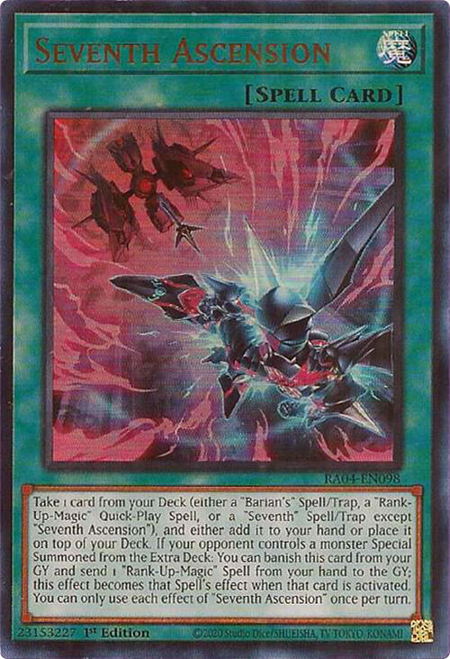 Seventh Ascension [RA04-EN098] Ultra Rare Yu-Gi-Oh!