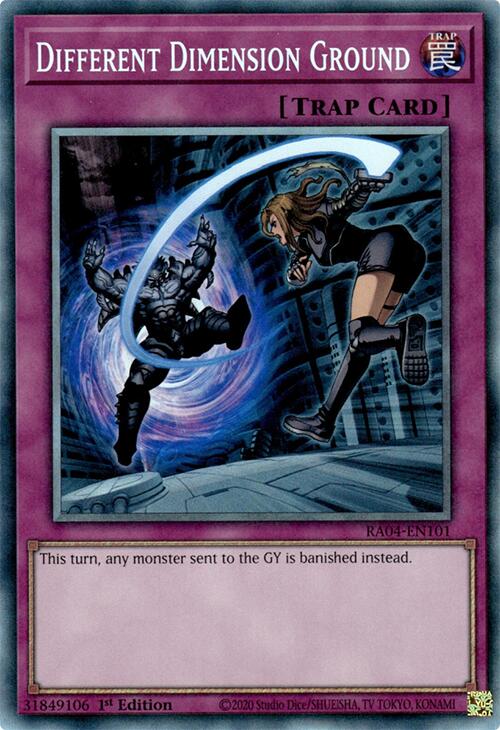 Different Dimension Ground [RA04-EN101] Prismatic Collector's Rare Yu-Gi-Oh!
