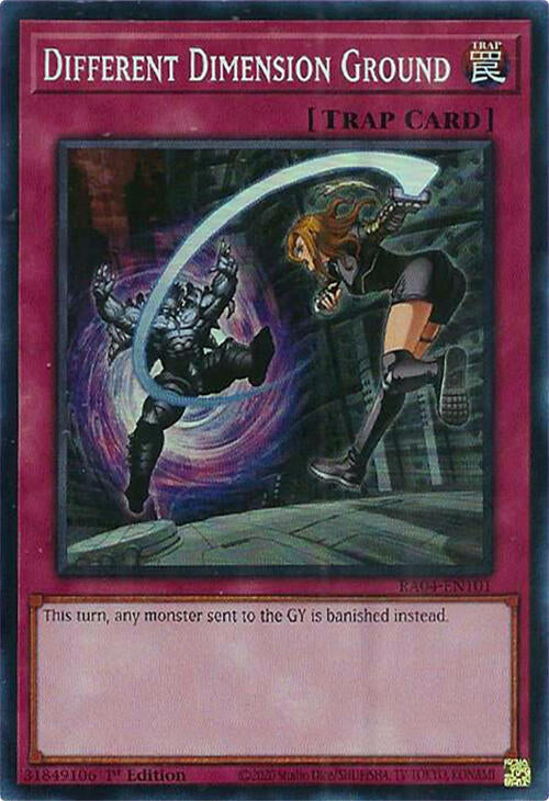 Different Dimension Ground [RA04-EN101] Super Rare Yu-Gi-Oh!