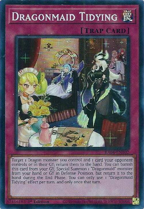 Dragonmaid Tidying [RA04-EN102] Super Rare Yu-Gi-Oh!