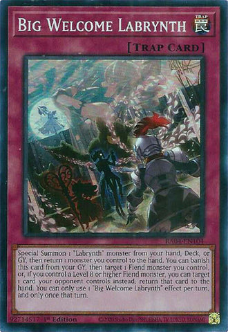 Big Welcome Labrynth [RA04-EN104] Super Rare Yu-Gi-Oh!