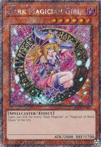 Dark Magician Girl (3rd Art) [RA04-EN107] Platinum Secret Rare Yu-Gi-Oh!