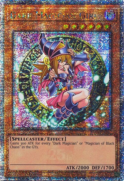 Dark Magician Girl (3rd Art) [RA04-EN107] Quarter Century Secret Rare Yu-Gi-Oh!