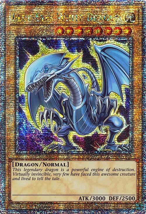 Blue-Eyes White Dragon (7th Art) [RA04-EN108] Quarter Century Secret Rare Yu-Gi-Oh!