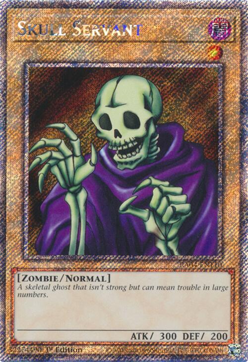 Skull Servant [RA04-EN110] Platinum Secret Rare Yu-Gi-Oh!