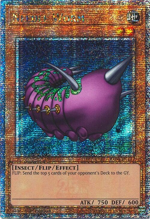 Needle Worm [RA04-EN112] Quarter Century Secret Rare Yu-Gi-Oh!