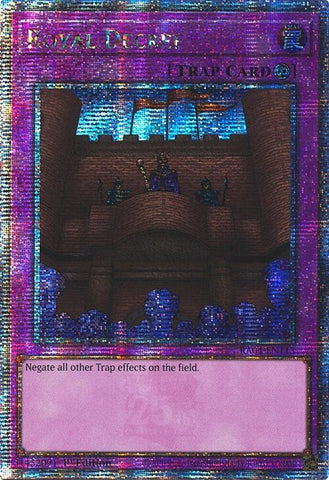 Royal Decree [RA04-EN113] Quarter Century Secret Rare Yu-Gi-Oh!