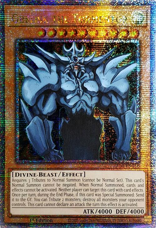 Obelisk the Tormentor [RA04-EN116] Quarter Century Secret Rare Yu-Gi-Oh!