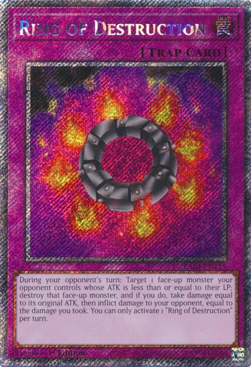 Ring of Destruction [RA04-EN119] Platinum Secret Rare Yu-Gi-Oh!