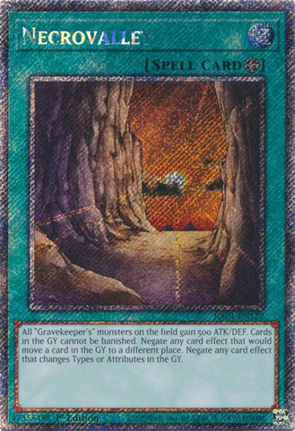 Necrovalley [RA04-EN122] Platinum Secret Rare Yu-Gi-Oh!