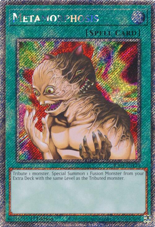 Metamorphosis [RA04-EN123] Platinum Secret Rare Yu-Gi-Oh!