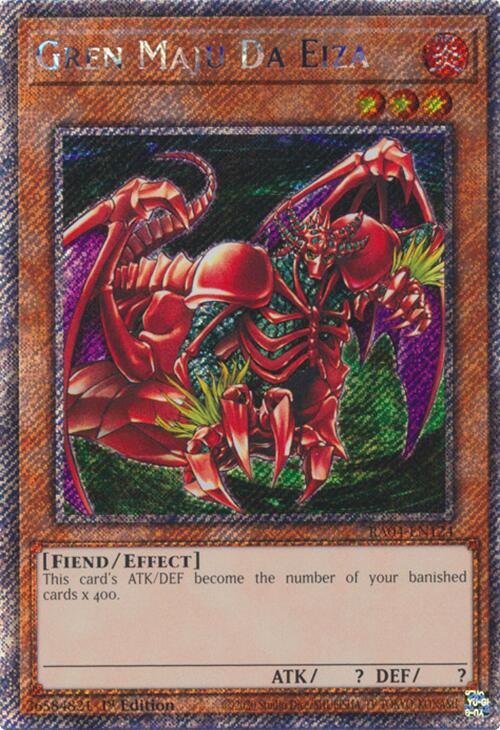 Gren Maju Da Eiza [RA04-EN124] Platinum Secret Rare Yu-Gi-Oh!