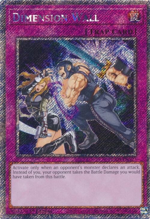 Dimension Wall [RA04-EN127] Platinum Secret Rare Yu-Gi-Oh!