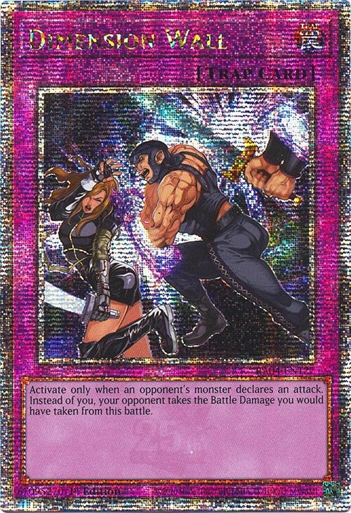 Dimension Wall [RA04-EN127] Quarter Century Secret Rare Yu-Gi-Oh!