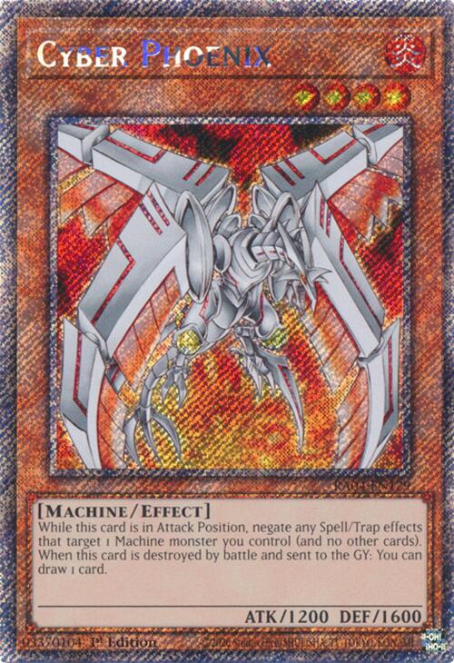 Cyber Phoenix [RA04-EN129] Platinum Secret Rare Yu-Gi-Oh!