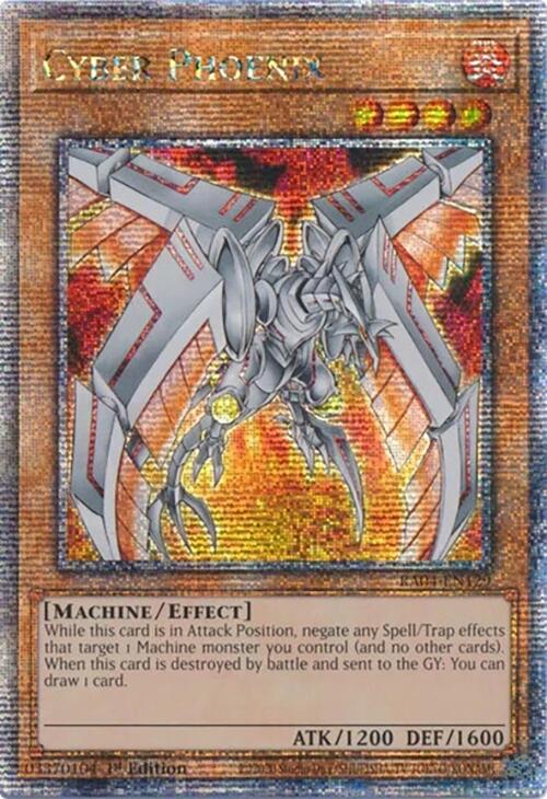 Cyber Phoenix [RA04-EN129] Quarter Century Secret Rare Yu-Gi-Oh!