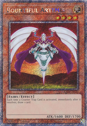 Bountiful Artemis [RA04-EN130] Platinum Secret Rare Yu-Gi-Oh!