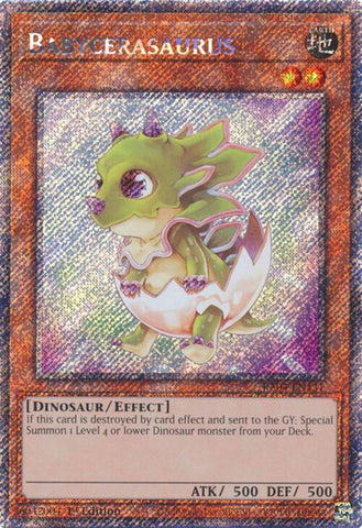 Babycerasaurus [RA04-EN131] Platinum Secret Rare Yu-Gi-Oh!