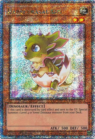Babycerasaurus [RA04-EN131] Quarter Century Secret Rare Yu-Gi-Oh!