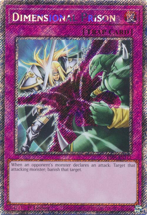 Dimensional Prison [RA04-EN132] Platinum Secret Rare Yu-Gi-Oh!