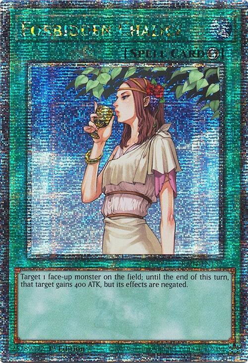 Forbidden Chalice [RA04-EN137] Quarter Century Secret Rare Yu-Gi-Oh!