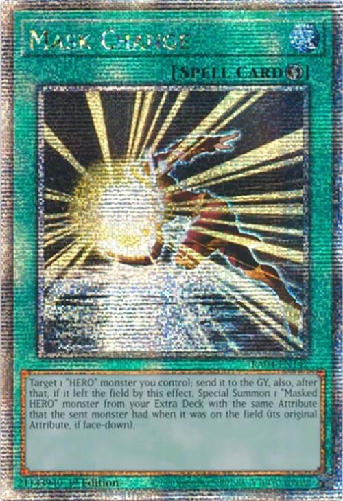 Mask Change [RA04-EN142] Quarter Century Secret Rare Yu-Gi-Oh!