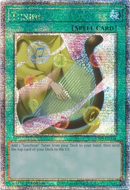 Tuning [RA04-EN144] Quarter Century Secret Rare Yu-Gi-Oh!