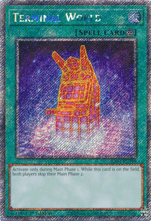 Terminal World [RA04-EN148] Platinum Secret Rare Yu-Gi-Oh!