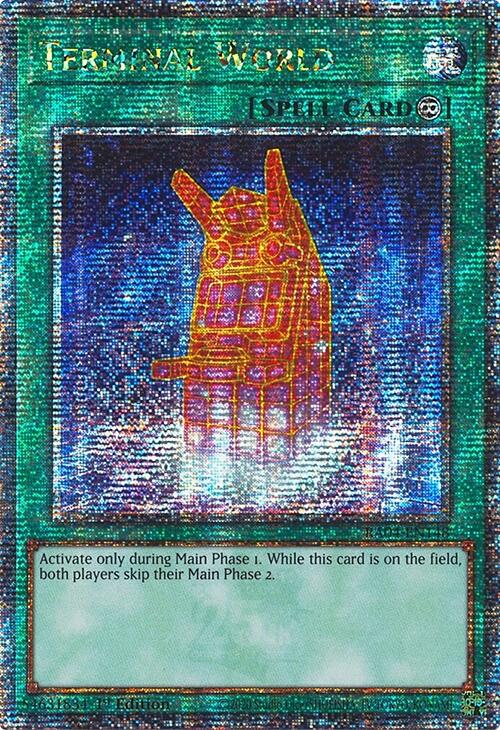 Terminal World [RA04-EN148] Quarter Century Secret Rare Yu-Gi-Oh!