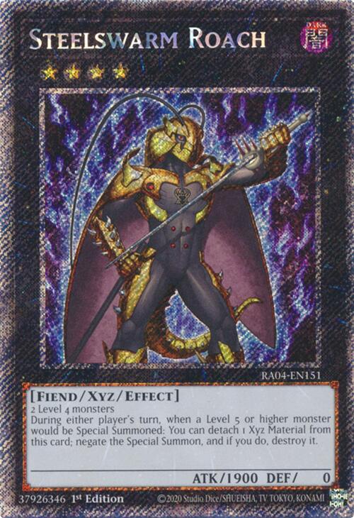 Steelswarm Roach [RA04-EN151] Platinum Secret Rare Yu-Gi-Oh!