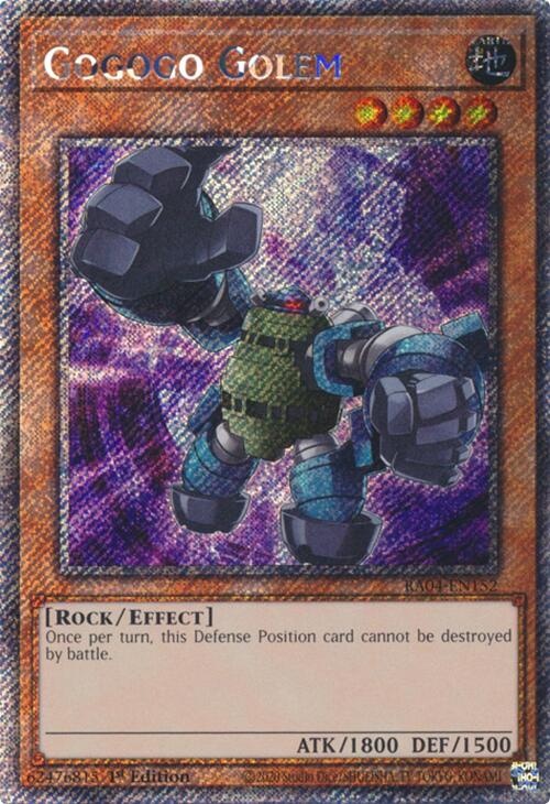 Gogogo Golem [RA04-EN152] Platinum Secret Rare Yu-Gi-Oh!