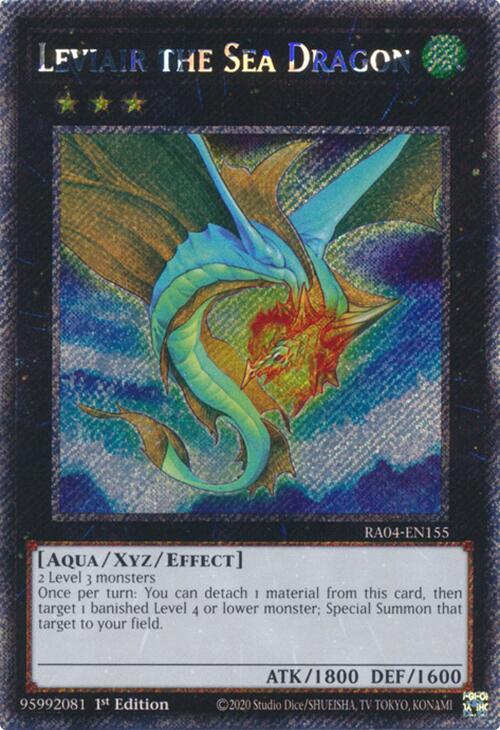Leviair the Sea Dragon [RA04-EN155] Platinum Secret Rare Yu-Gi-Oh!