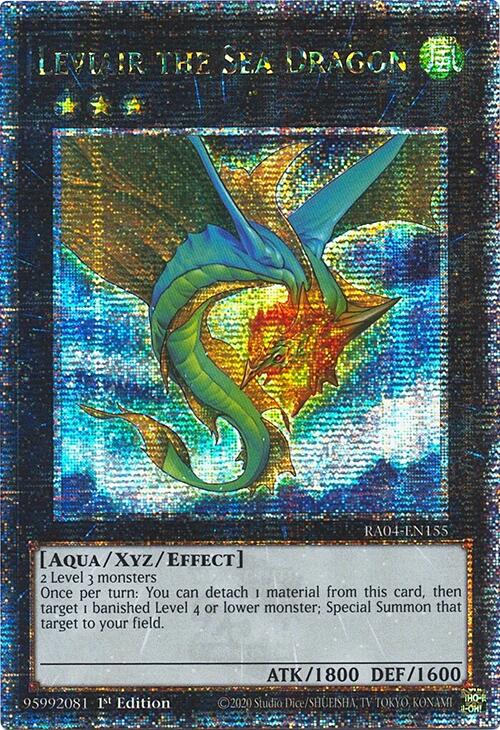 Leviair the Sea Dragon [RA04-EN155] Quarter Century Secret Rare Yu-Gi-Oh!
