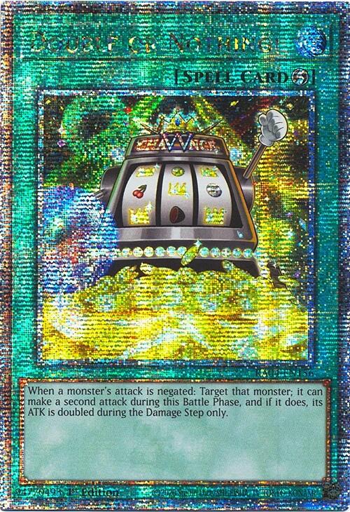 Double or Nothing! [RA04-EN156] Quarter Century Secret Rare Yu-Gi-Oh!