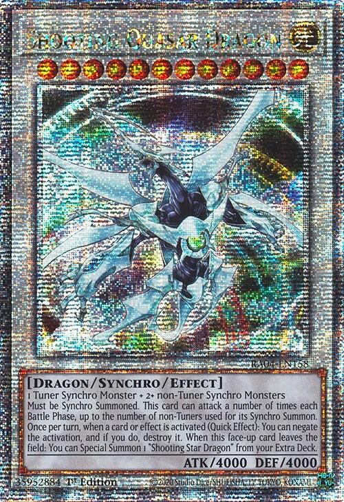 Shooting Quasar Dragon [RA04-EN158] Quarter Century Secret Rare Yu-Gi-Oh!