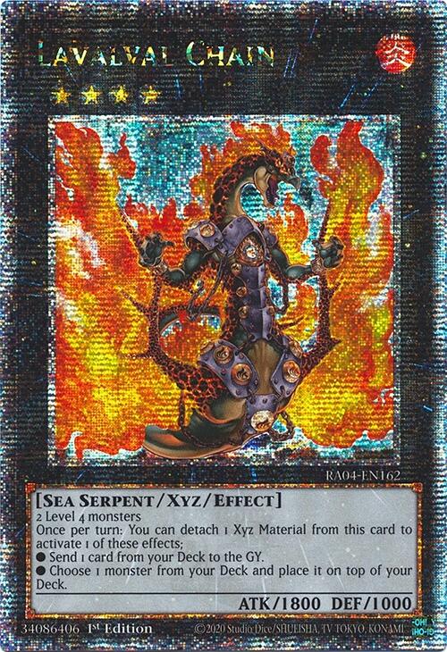 Lavalval Chain [RA04-EN162] Quarter Century Secret Rare Yu-Gi-Oh!