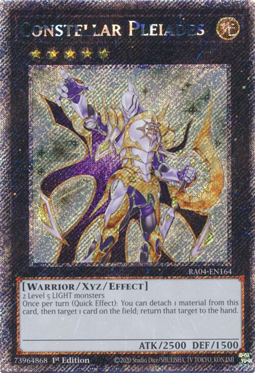 Constellar Pleiades [RA04-EN164] Platinum Secret Rare Yu-Gi-Oh!