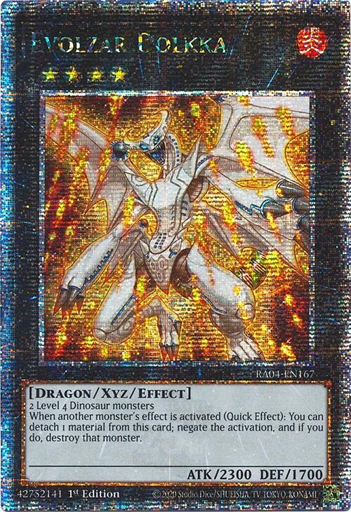 Evolzar Dolkka [RA04-EN167] Quarter Century Secret Rare Yu-Gi-Oh!