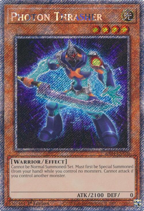 Photon Thrasher [RA04-EN170] Platinum Secret Rare Yu-Gi-Oh!